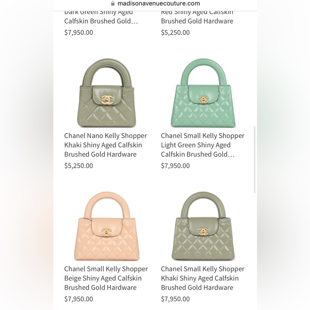 NWT Chanel Kelly Shopper Top Handle Aged Calfskin Blue (Box & Dust Bag) - Picture 11 of 11